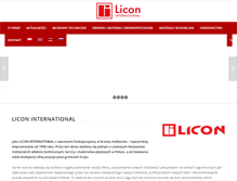 Tablet Screenshot of licon.pl